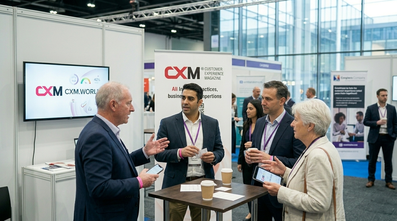 Exhibitor stand at CX expo