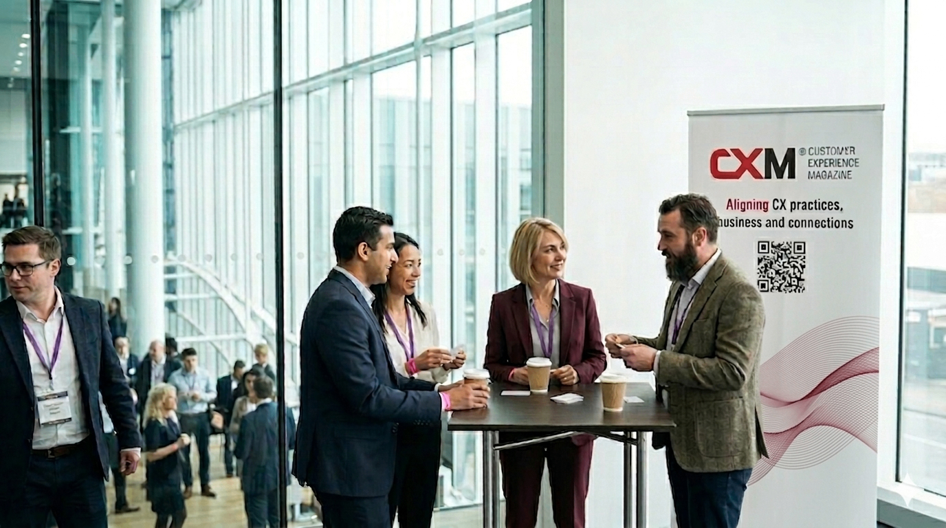 Group discussion at networking table