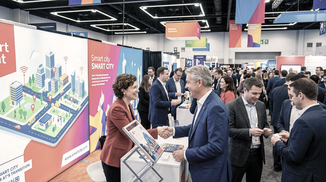 Networking at expo