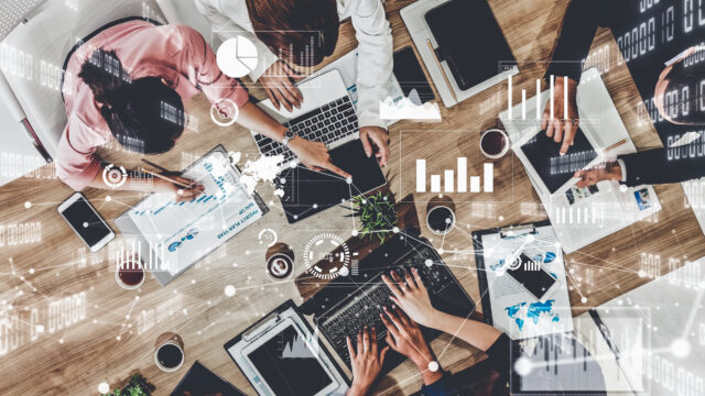 Employees are looking at the new customer engagement metrics.
