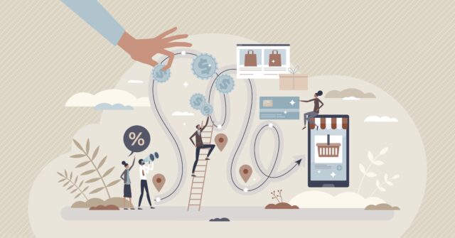 Customer path to purchasing