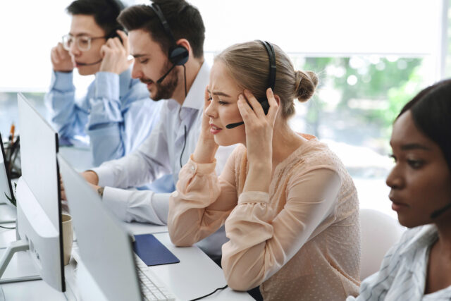 Call centre agents wellbeing