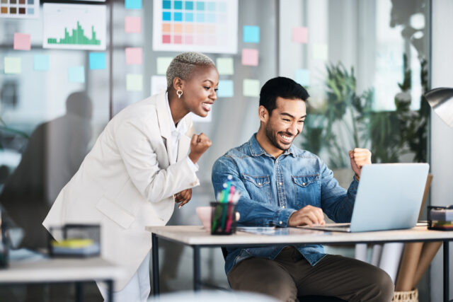 Happy work environment for employees to thrive