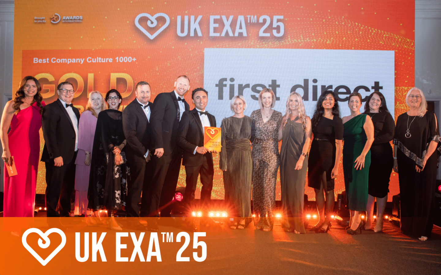 First Direct Bank at the UK Employee Experience Awards 2025