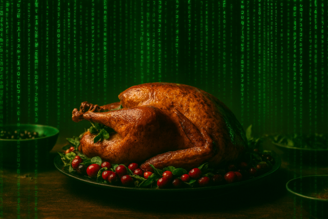 Thanksgiving turkey AI