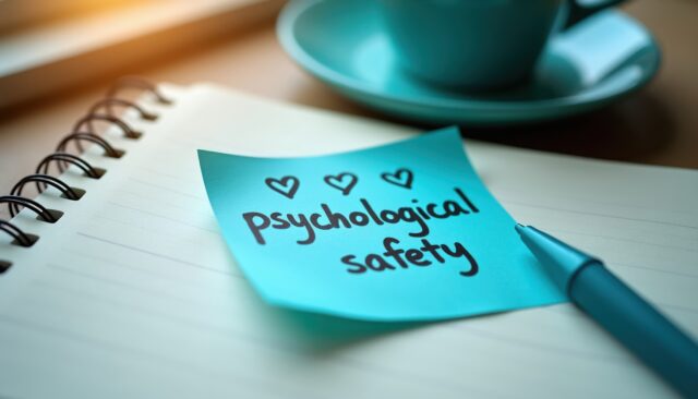 Psychological safety post-it note