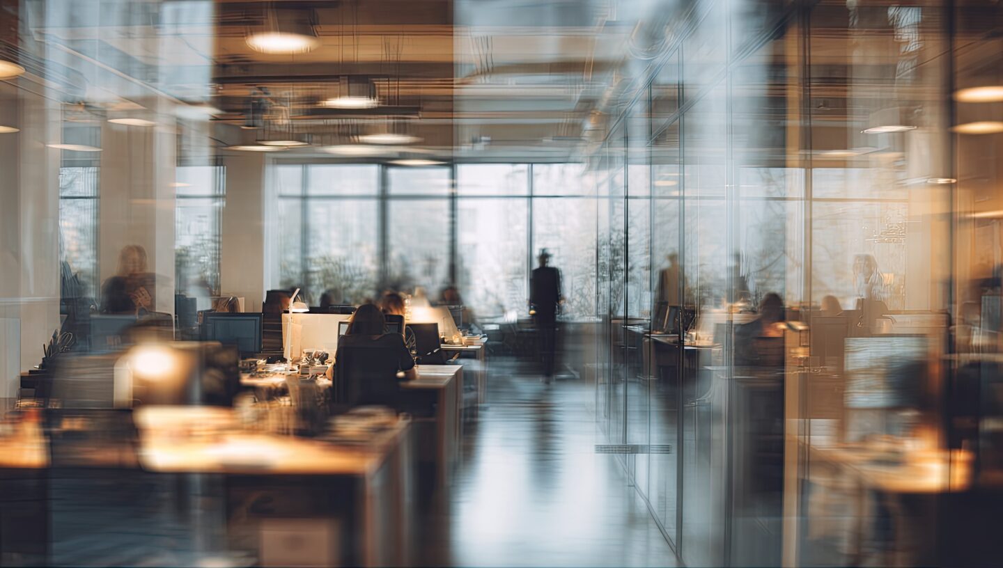 Half empty office symbolising layoff survivor syndrome