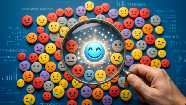 Employee sentiment analysis graphic