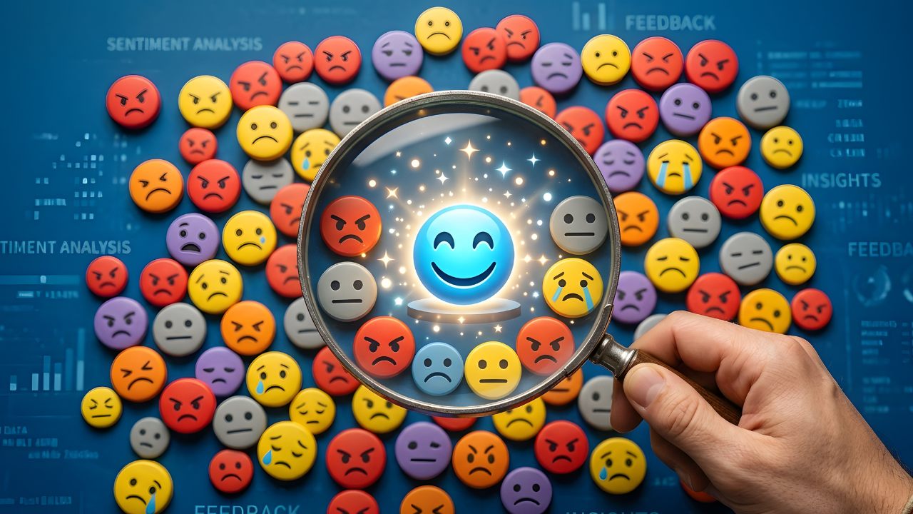 Employee sentiment analysis graphic
